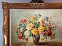 Kompozycja kwiatów w wazonie - Hedwig Petermann *1877 