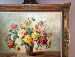 Kompozycja kwiatów w wazonie - Hedwig Petermann *1877 