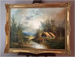 Nad brzegiem rzeki - Günter Seekatz (*1928 in Langenberg)