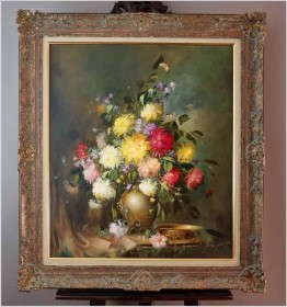 Super obraz! Bukiet flamandzkich kwiatów - Gerhard Merfort *1927 