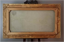 Technika Szpachlowa! Krajobraz śródziemnomorski - Paul Elbergo *1917