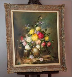 Super obraz! Bukiet flamandzkich kwiatów - Gerhard Merfort *1927 