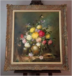 Super obraz! Bukiet flamandzkich kwiatów - Gerhard Merfort *1927 