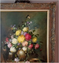 Super obraz! Bukiet flamandzkich kwiatów - Gerhard Merfort *1927 