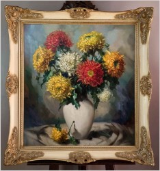 Polecamy! Chryzantemy - Helmuth Andreas Volkwein (1920-2004)