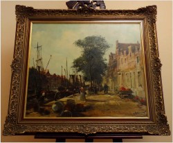 KANAŁY AMSTERDAMU! DICKMEIS GERHARD (1918-1978r.)