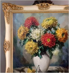 Polecamy! Chryzantemy - Helmuth Andreas Volkwein (1920-2004)