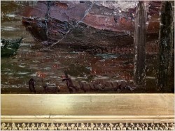 Inwestycja! Haven von Amsterdam - Sygn. Peter BROUWER  (1935-2010)