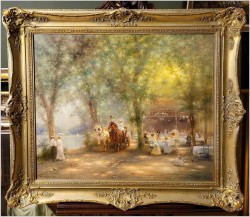 Polecamy! Wspaniała scena parkowa - Günter KÖNIG (1926-2007)