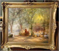 Polecamy! Wspaniała scena parkowa - Günter KÖNIG (1926-2007)