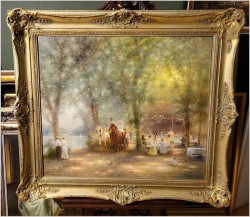 Polecamy! Wspaniała scena parkowa - Günter KÖNIG (1926-2007)