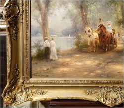 Polecamy! Wspaniała scena parkowa - Günter KÖNIG (1926-2007)