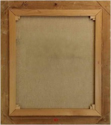 Dobre malarstwo! Bukiet kwiatów w wazonie - Ewald Hess *1918