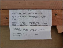 Wspaniały obraz olejny! Piknik w parku - H.G Kiesel *1941 Nürnberg