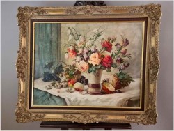 Cudeńko! Kompozycja kwiatów w wazonie - Hedwig Petermann *1877