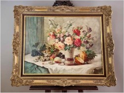 Cudeńko! Kompozycja kwiatów w wazonie - Hedwig Petermann *1877