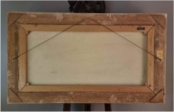 Duża panorama olejna! Pędząca trojka | Willy Franken (1911-1984)