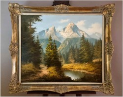 Super inwestycja! Widok na Watzmann - Ludwig Muninger (1929-1997)