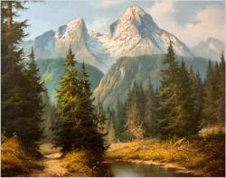 Super inwestycja! Widok na Watzmann - Ludwig Muninger (1929-1997)