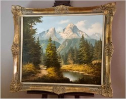 Super inwestycja! Widok na Watzmann - Ludwig Muninger (1929-1997)