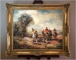 Dobra inwestycja! Parforcejagd - Ludwig Gschossmann (1894-1988)