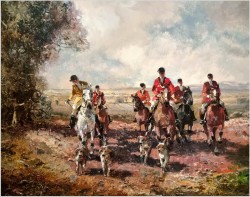 Dobra inwestycja! Parforcejagd - Ludwig Gschossmann (1894-1988)