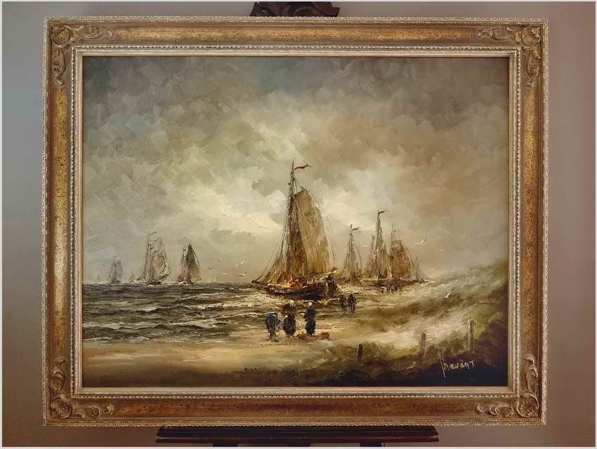 Poławiacze krabów - Johannes Hubertus Hendrikus BEVORT (1917-1996)
