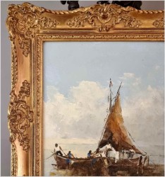 Łodzie rybackie - Alfons Maria Speier (geb. 1923 in Dresden)