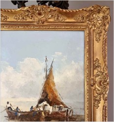 Łodzie rybackie - Alfons Maria Speier (geb. 1923 in Dresden)