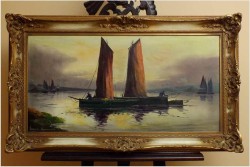 POLECAMY! MARYNISTYKA, ŁODZIE - ERNST HUGO LORENZ MUROWANA ( *1872 Murowana Goślina)