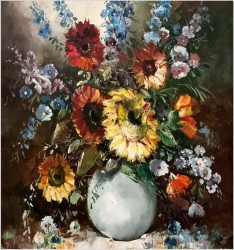 Wspaniały! Kompozycja kwiatowa - Otmar Lederer (Munchen *1926)