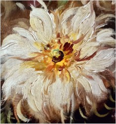 Pałacowe malarstwo! Kwiaty w wazonie -Sygn. Horrat (Germany XXw.)