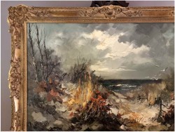 Widok na wydmy i Bałtyk - Johannes Hubertus Hendrikus BÉVORT *1917