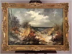 Widok na wydmy i Bałtyk - Johannes Hubertus Hendrikus BÉVORT *1917