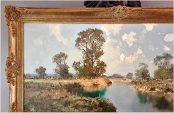 Technika szpachlowa! Krajobraz Worpswede - Erich Paulsen *1932