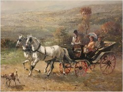 Polecamy! Przejażdżka dorożką - Ludwig Gschossmann (1894-1988)