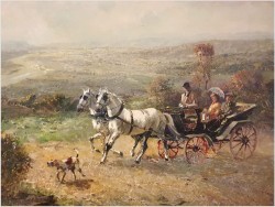 Polecamy! Przejażdżka dorożką - Ludwig Gschossmann (1894-1988)