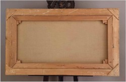 Obraz olejny w panoramie! Zachód słońca - Carol spree  *1907