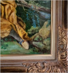 Obraz olejny  "Cztery pory roku - wiosna" - w/g Francois Boucher XXw.