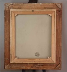 Technika Szpachlowa! Krajobraz śródziemnomorski - Paul Elbergo *1917