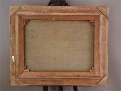 Super obraz! Jezioro Eibsee z widokiem na Zugspitze - J.E. Lemke *1916 