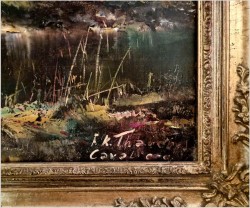 Zobacz! Widok na jezioro Eibsee - Friedrich Karl Thauer (1924-2009)