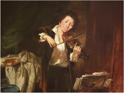 POZYCJA GODNA POLECANIA! SKRZYPEK - DICKMEIS GERHARD (Heinsberg 1918 – 1978 Jülich)