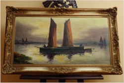 POLECAMY! MARYNISTYKA, ŁODZIE - ERNST HUGO LORENZ MUROWANA ( *1872 Murowana Goślina)