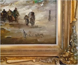 Rozładunek krabów - Johannes Hubertus Hendrikus BEVORT (1917-1996)
