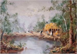 Piknik w parku - Oryg.Christian Jereczek *1935 (170cm x 100cm)