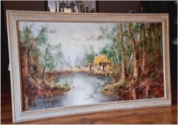 Piknik w parku - Oryg.Christian Jereczek *1935 (170cm x 100cm)