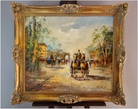 Uliczna przejażdżka - Oryg.Christian Jereczek (Henriot) *1935