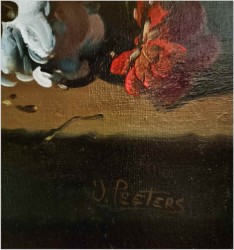 Pałacowe malarstwo! Kwiaty w barokowym stylu - J. Peeters XXw.