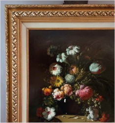 Pałacowe malarstwo! Kwiaty w barokowym stylu - J. Peeters XXw.